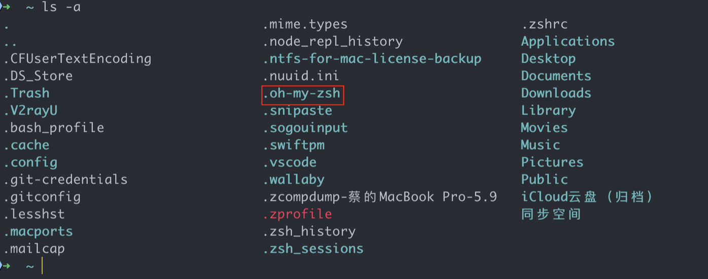 zsh